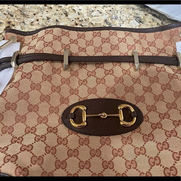 Gucci 1955 Horsebit Canvas Messenger Bag - Picture 10 of 16